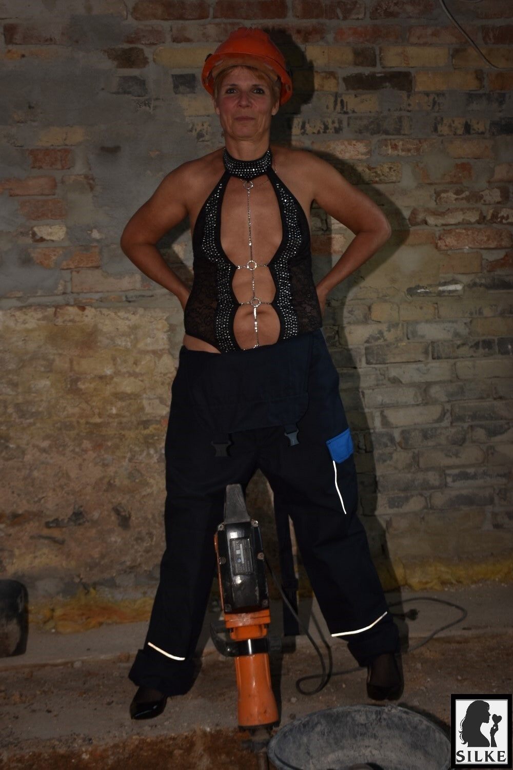 Silke - shooting on the construction site #5