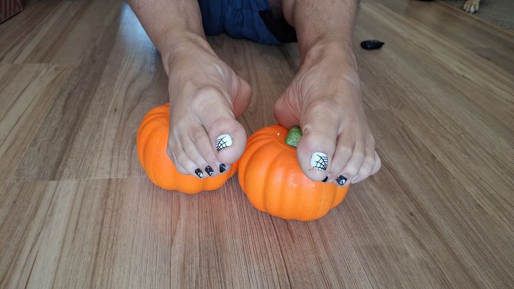 Pumpkin Foot Fetish #11