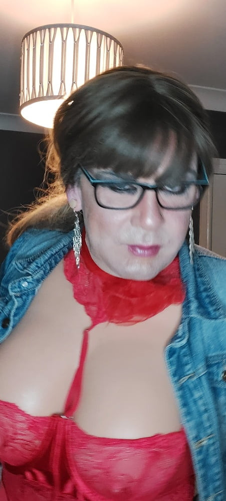 crossdressing juniper beri showing her charms #16