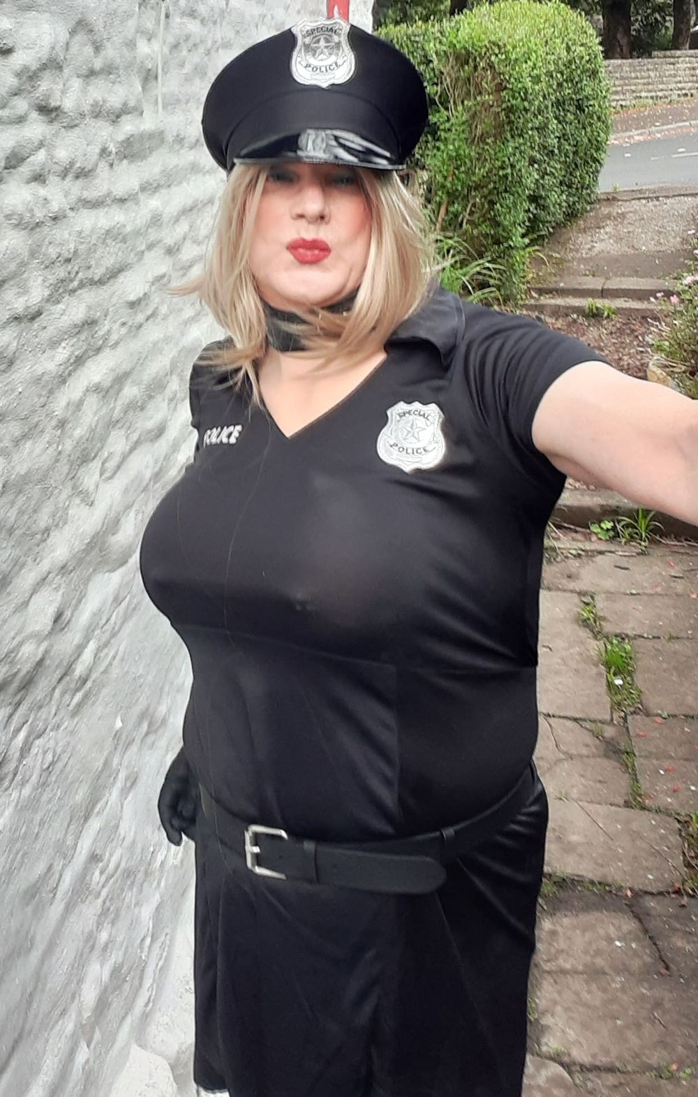 sissy cop outdoors #16