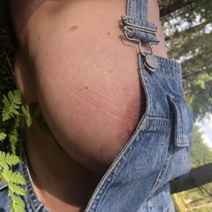 My wife in Swedish summer woods  2023