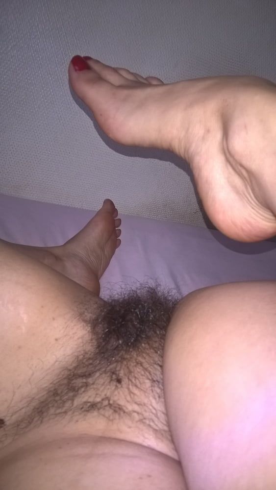 Hairy Mature Wife JoyTwoSex Feet #7