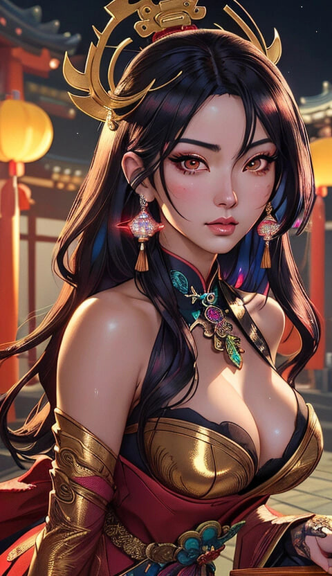chinese temple (Ai models) #51