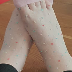 Nicki-Crossdress, seksi najlonske noge za mog ljubitelja stopala