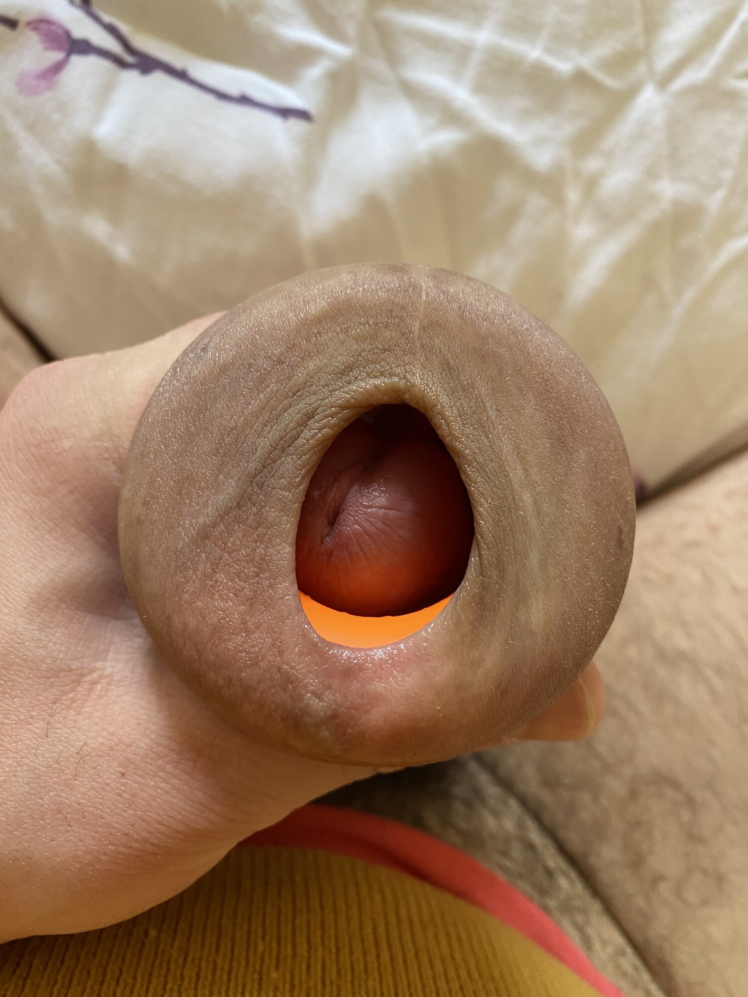 Extreme stretching foreskin #4