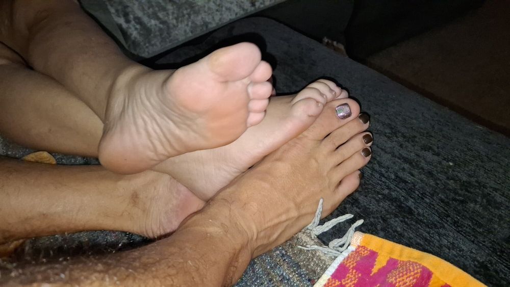 Playing footsie #13