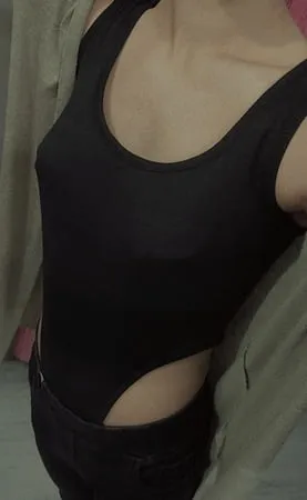 me in sexy bodysuit         