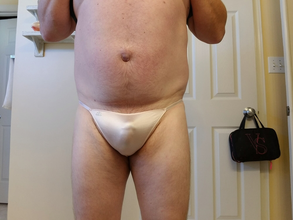 Me with borrowed panties #9