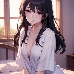 Zavodljivi 2D anime waifu – AI animacija