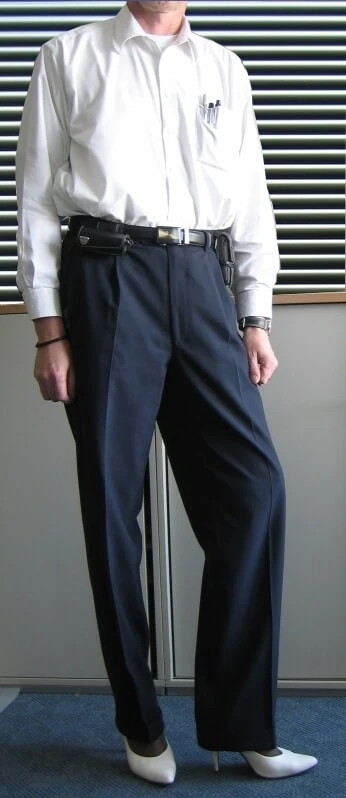 Me in sheer nylon
