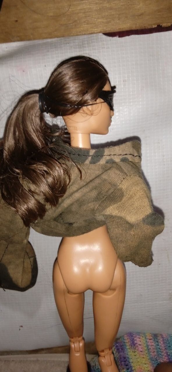 Lara Croft sexy military doll  #6