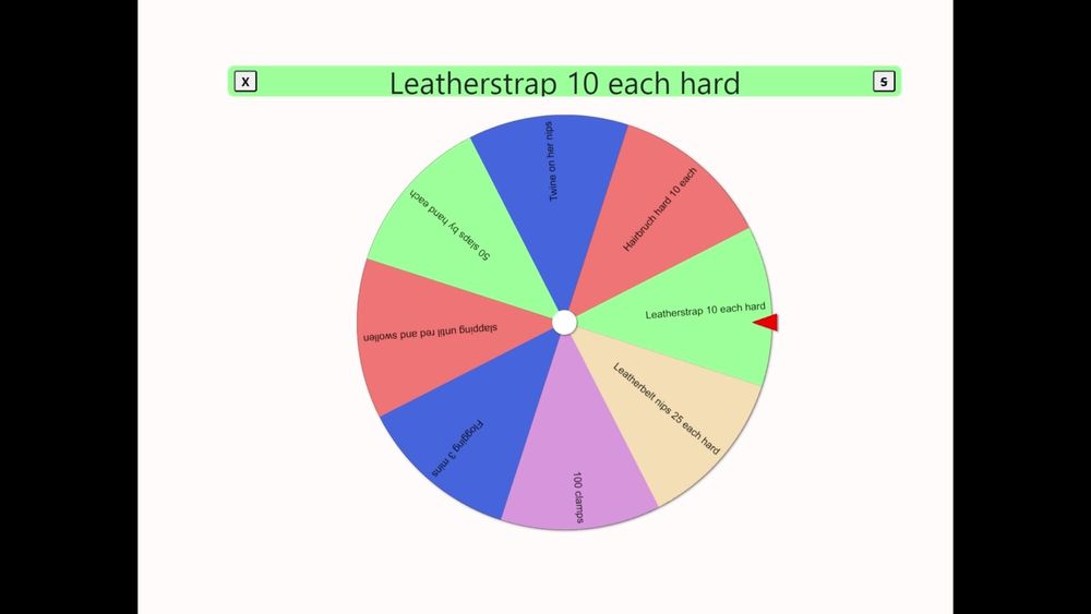 The tit torture wheel - game #43