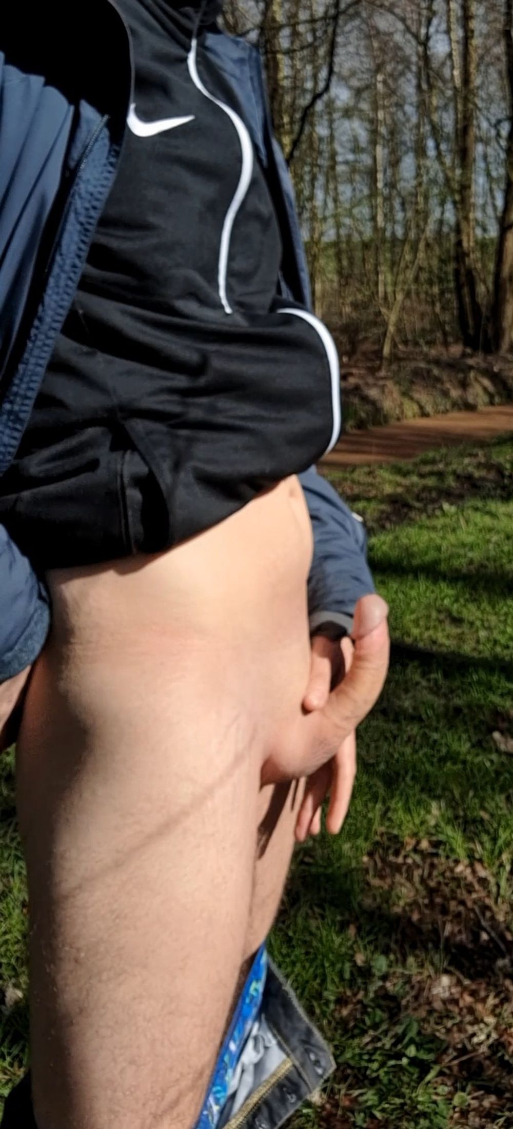 Twink Masturbates Outdoor at risky place #18