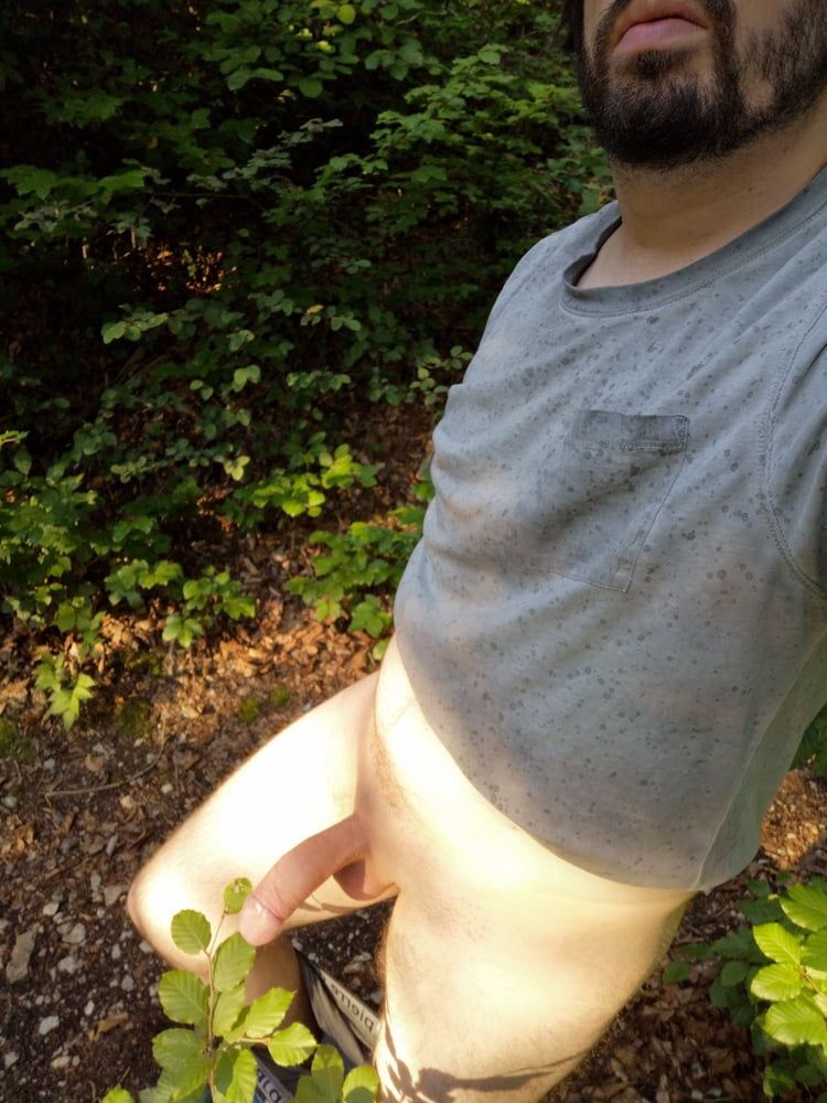 Me and my cock in the woods. #26