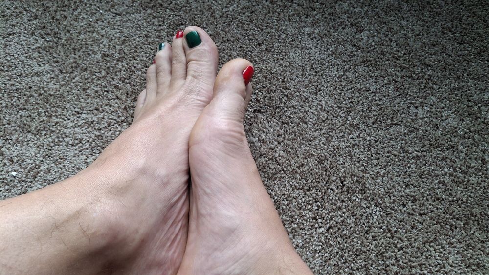 My Christmas toes #15