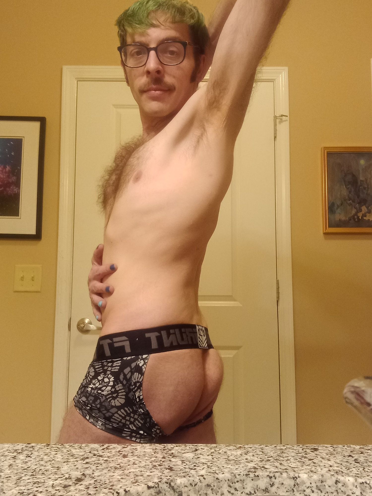 Puppers Showing off in underwear...again #48