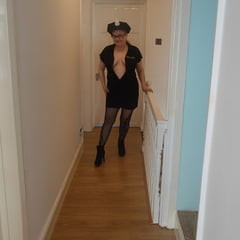 Police Woman costume and Pantyhose