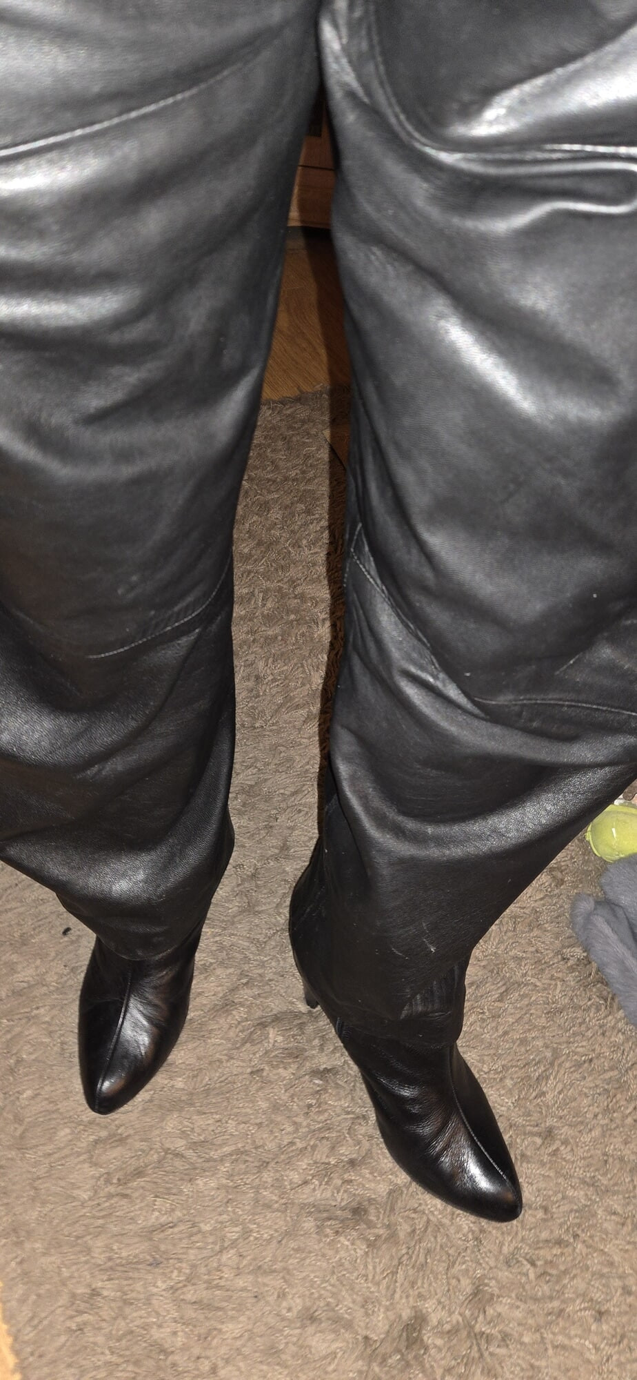 Lovely leather overalls #21