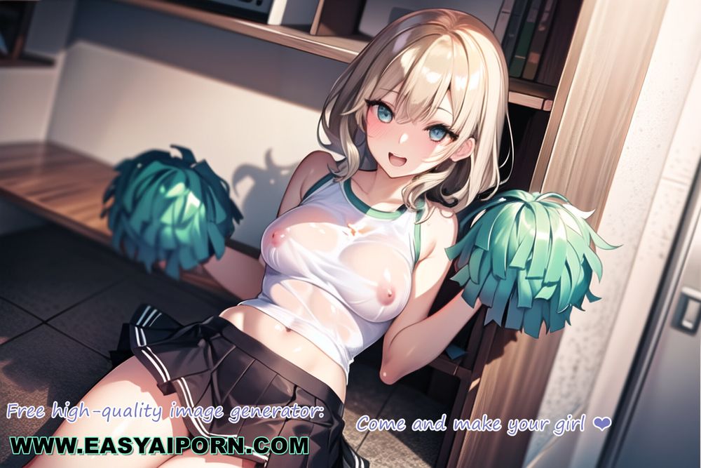 Hot Anime Cheerleader Motivating You Transparent Cloth #20