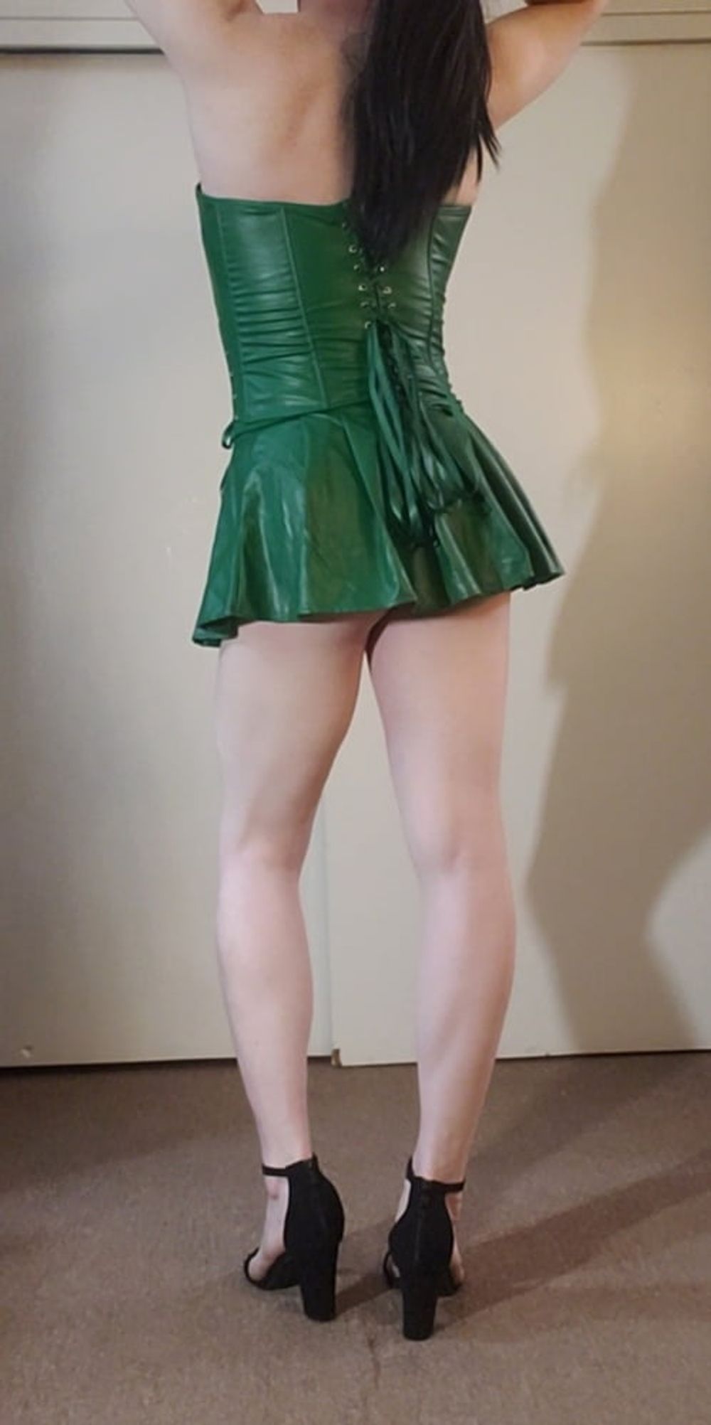 Green Corset Skirt #14