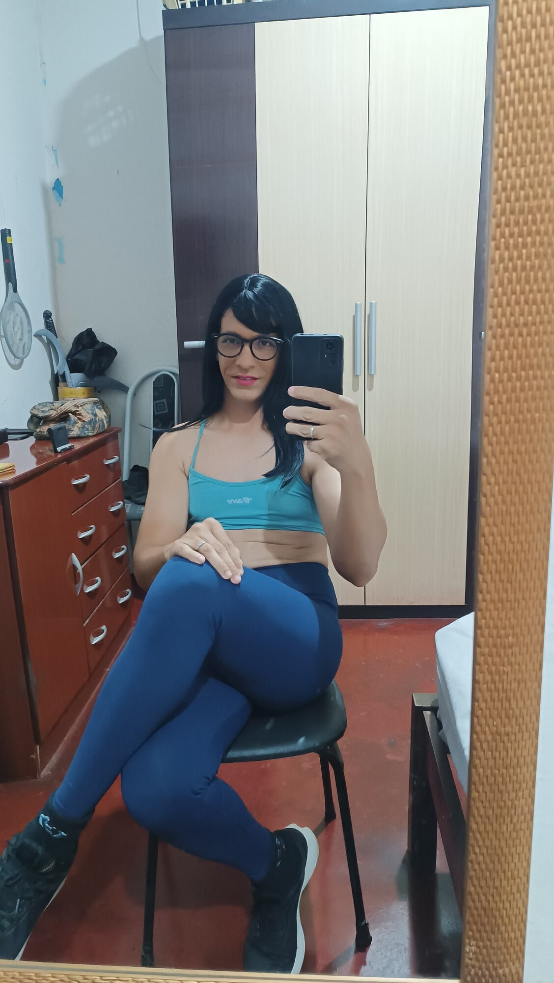 Sakura Nakamura Cute Legging Gym  #31