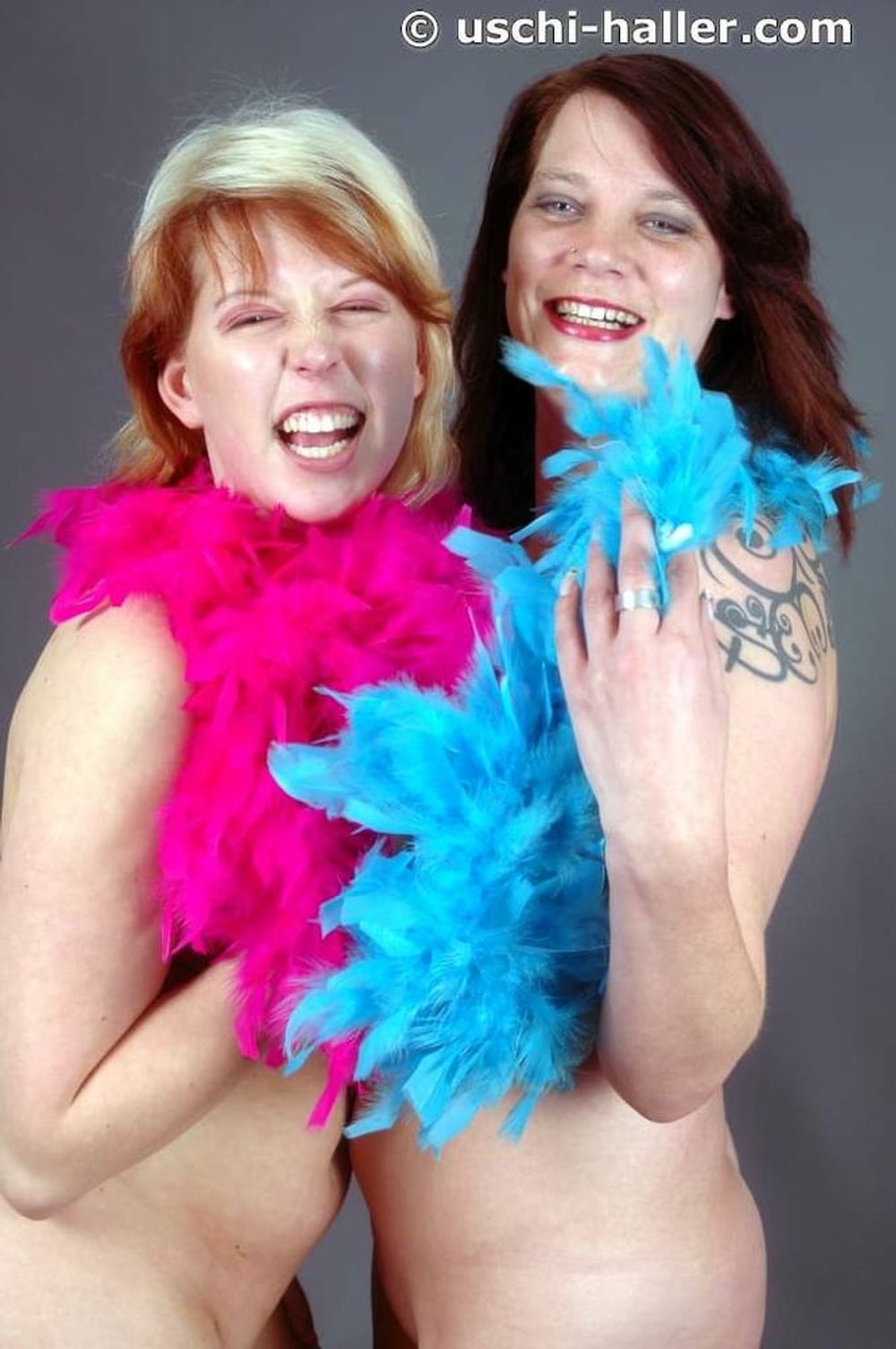 Photo shooting with red hair MILF Bianca &amp; Lindsay #7