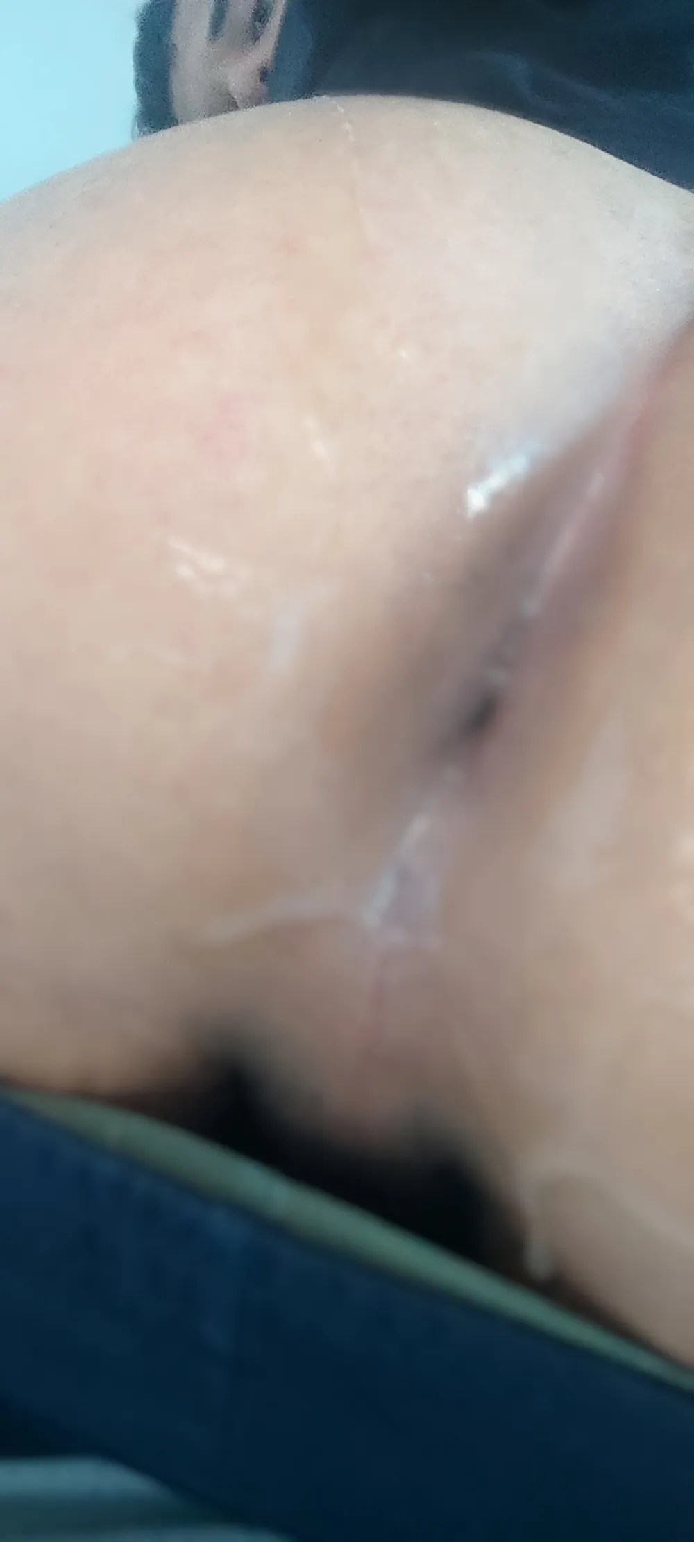 My tight Virgin femboy hole dripping cum