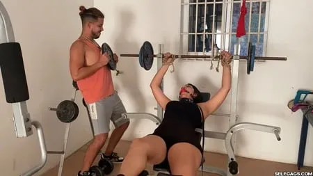 bitchy personal trainer turned bdsm slave selfgags         