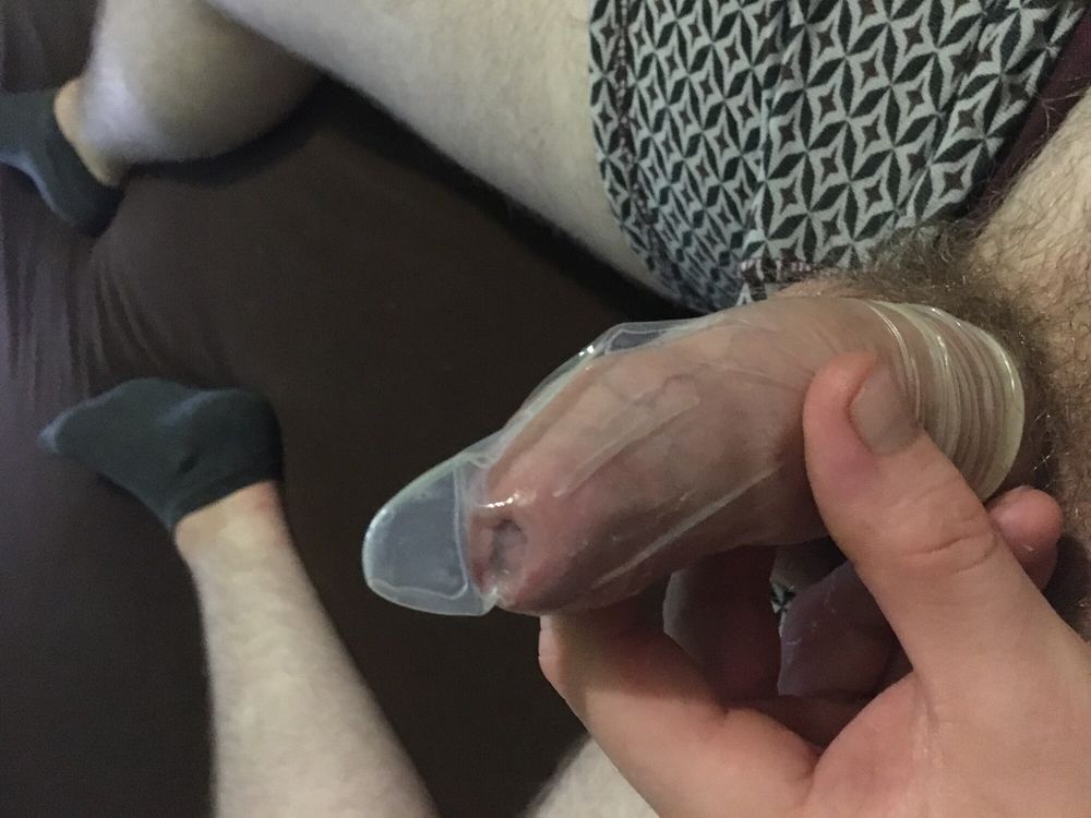 Hairy Cock With Condom #14