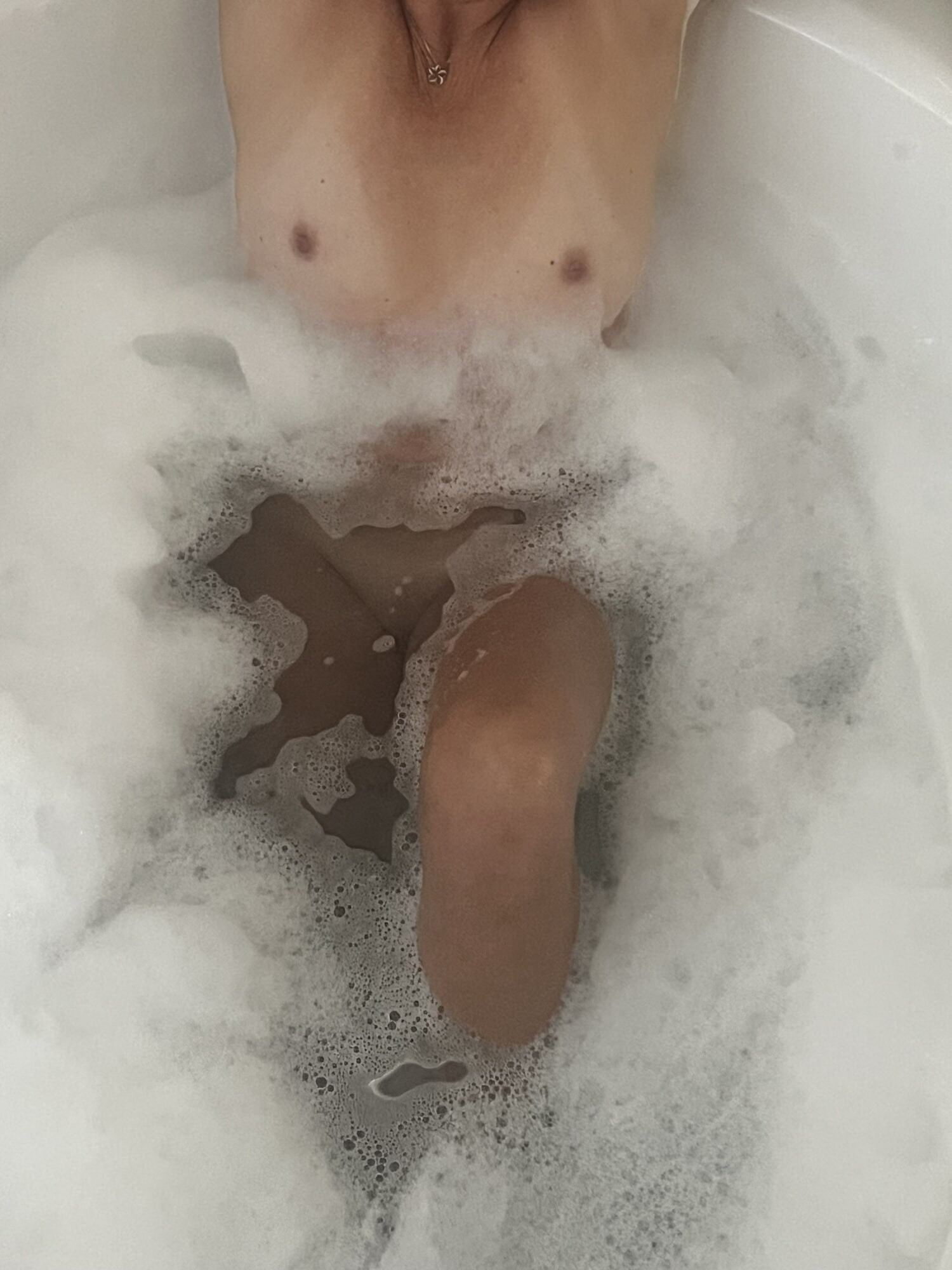 Hora do banho de bolha