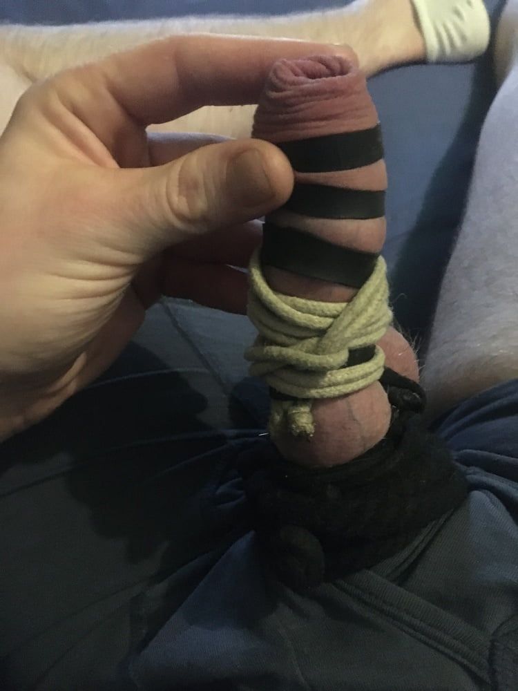 Tied Up Cock And Balls Pt. ll #5