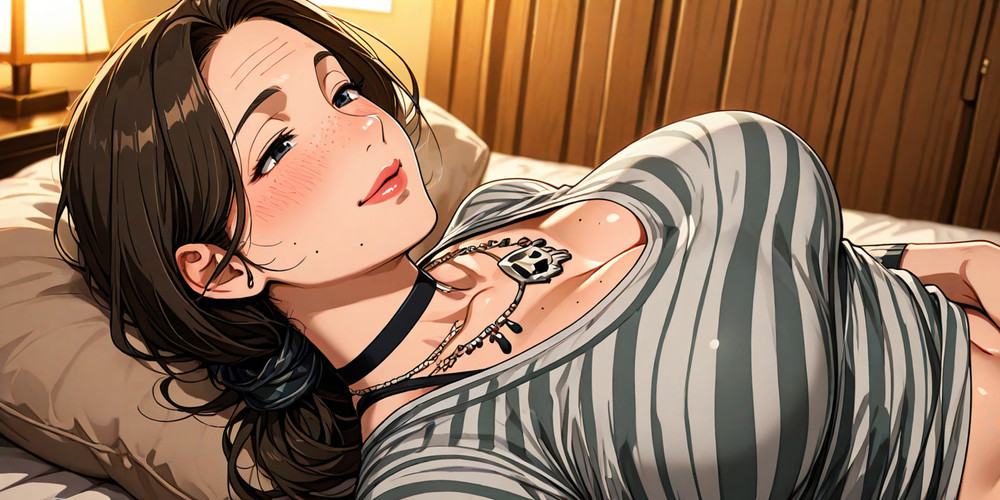 A Teasing AI Generated Brunette #9