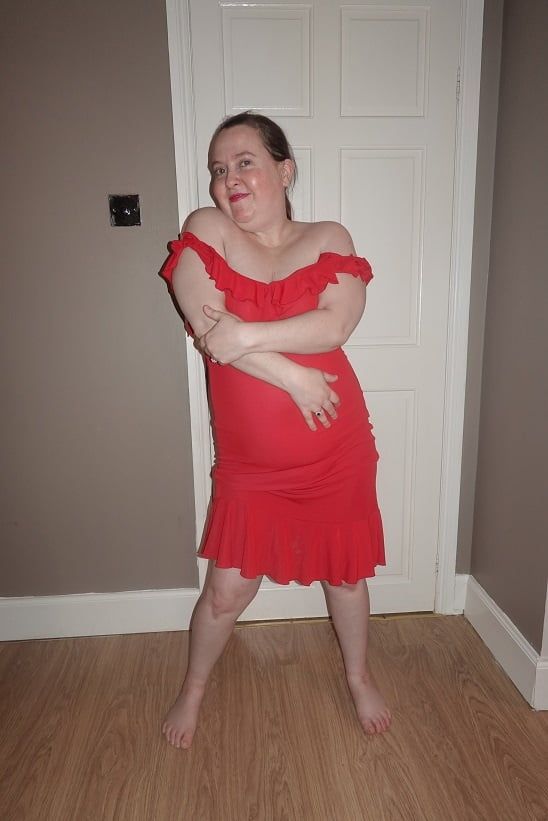 Haley Date night red dress #6