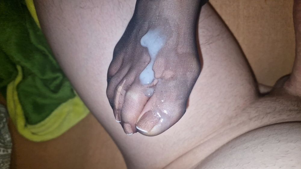 Semen on wife&#039;s feet all the time #45