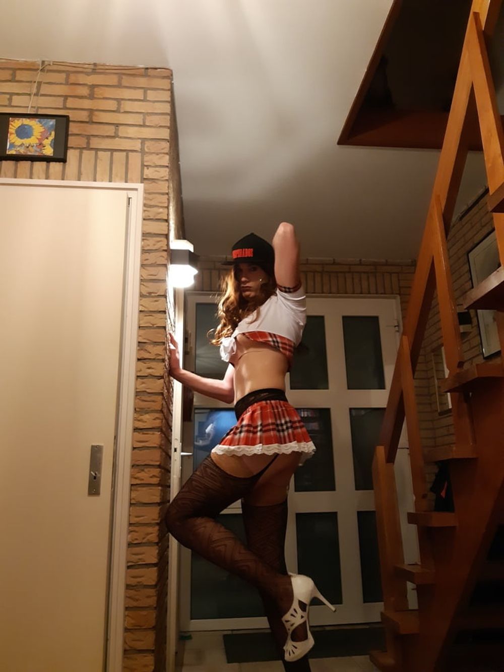 Slutty schoolgirl sissy #2