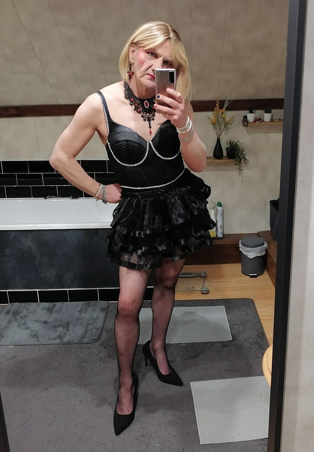 Black bodysuit Sissy Dee Dee #14
