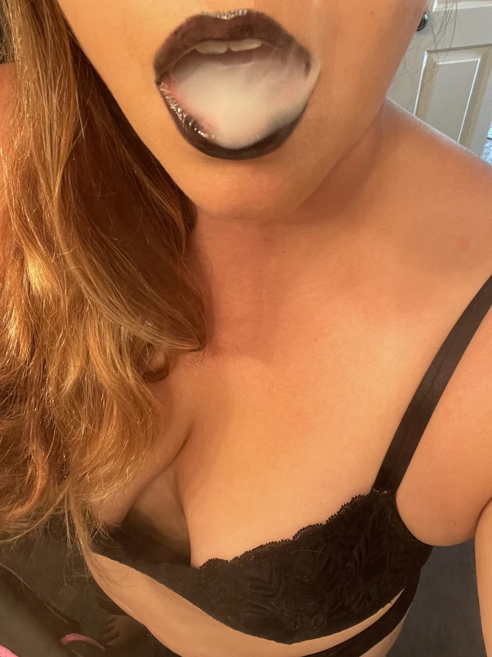 Black lipstick vaping #2