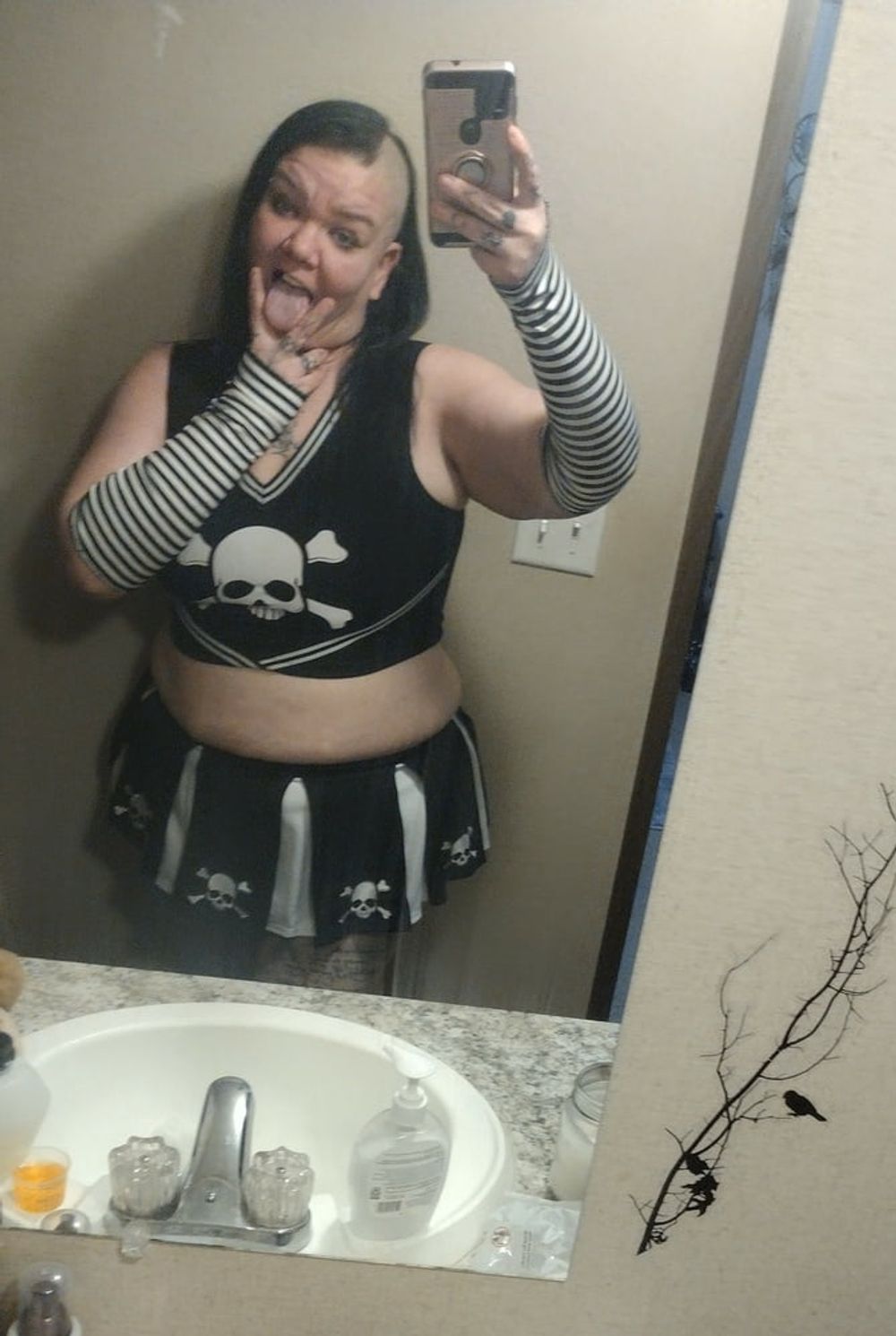 Goth cheerleader  #2