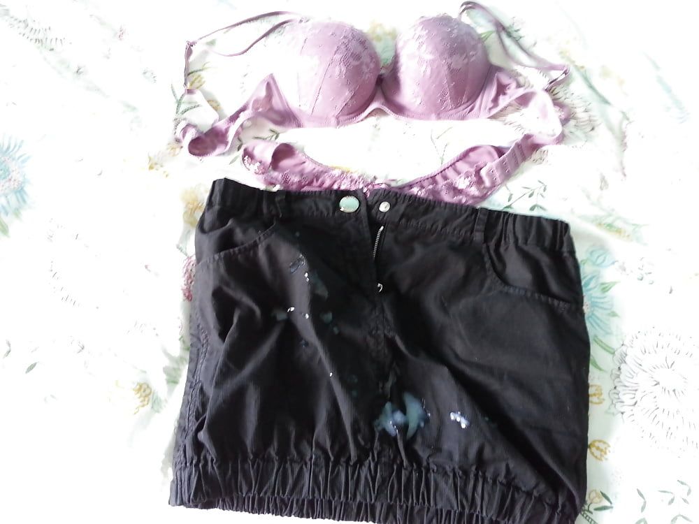 Miniskirt panty and bra #7