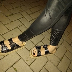 sexy feet and sexy platform sandals