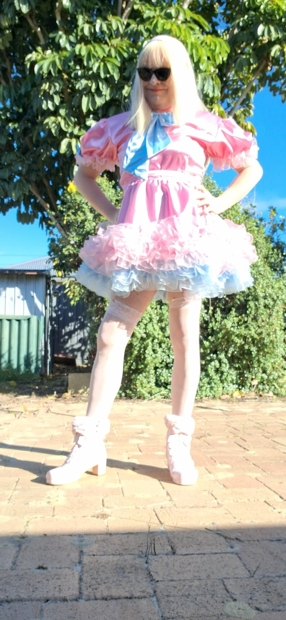Sissymandy pink sissy dress