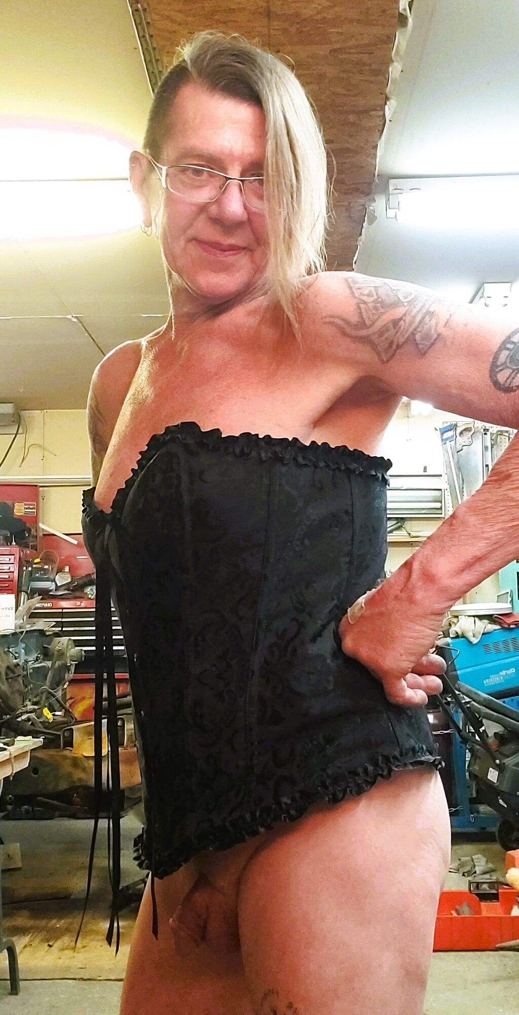 sissy wearing corset #24