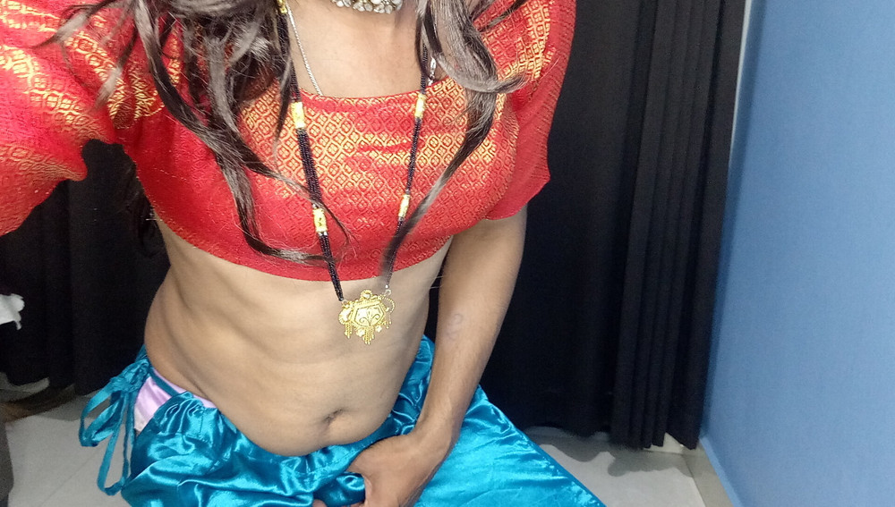 Indian stepmom sexy blou saree and peticot #8