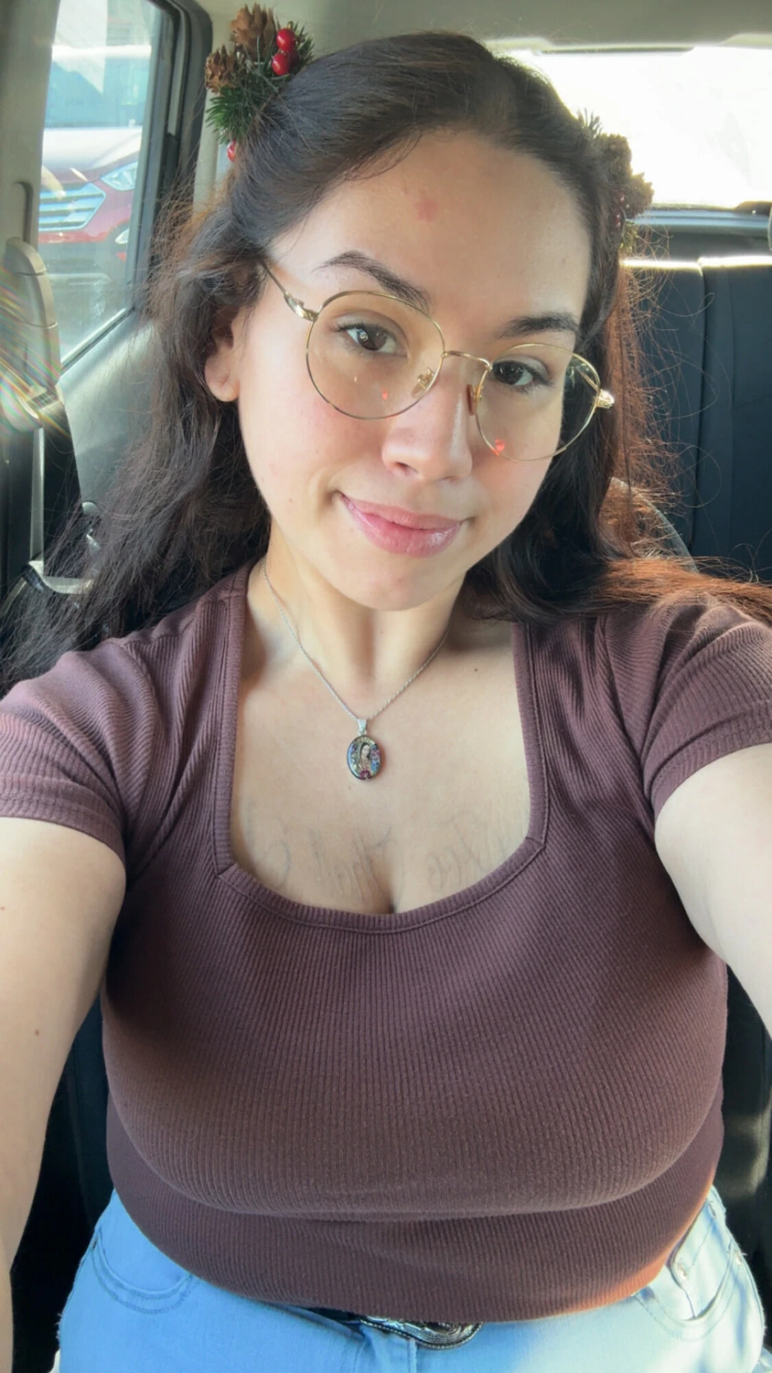 Car selfie