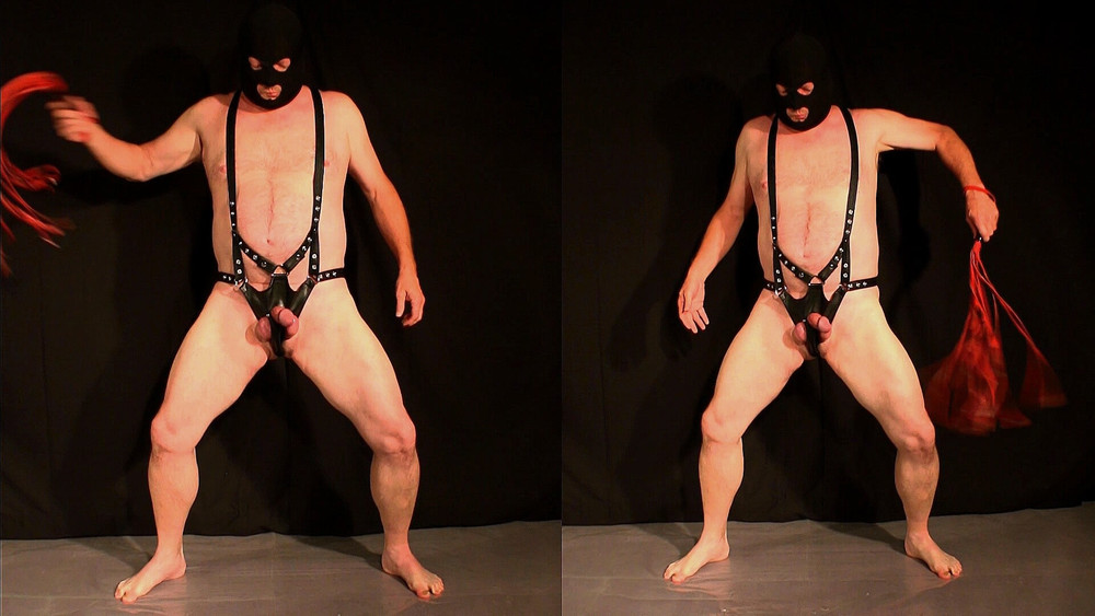 Self whipping, cropping, water play and heavy pee drinking #13