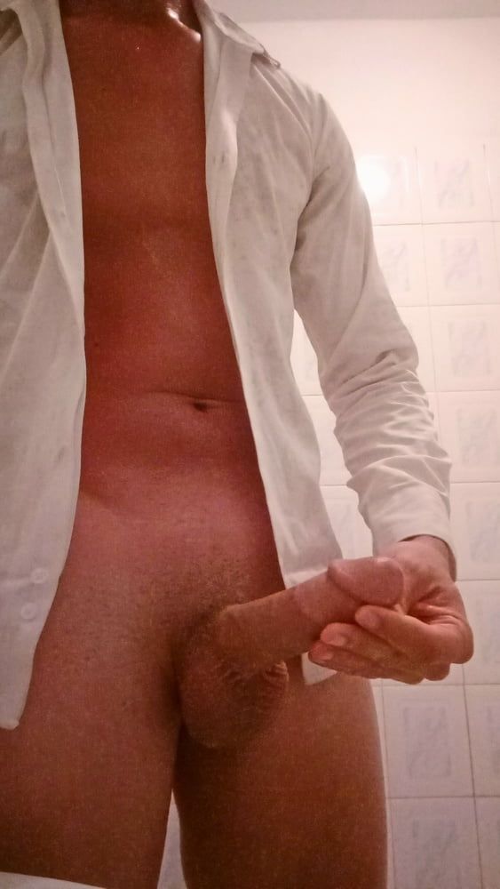 My penis took a shower  #4