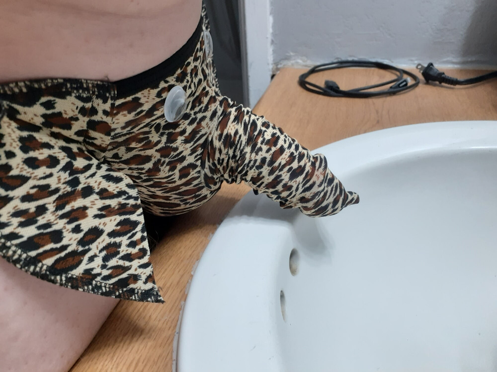 Leopard print Elephant thong #6