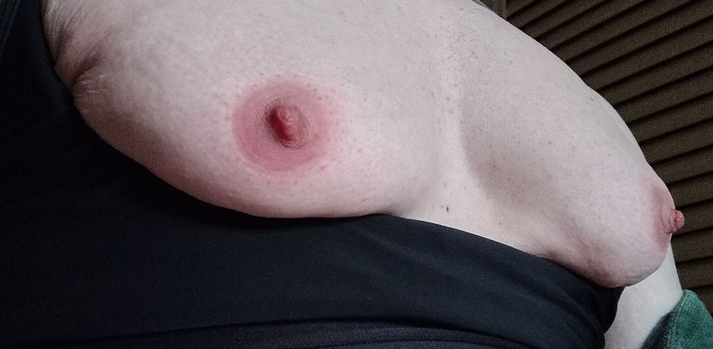 Pumped sissy tits boyboobs moobs gynecomastia gyno #2