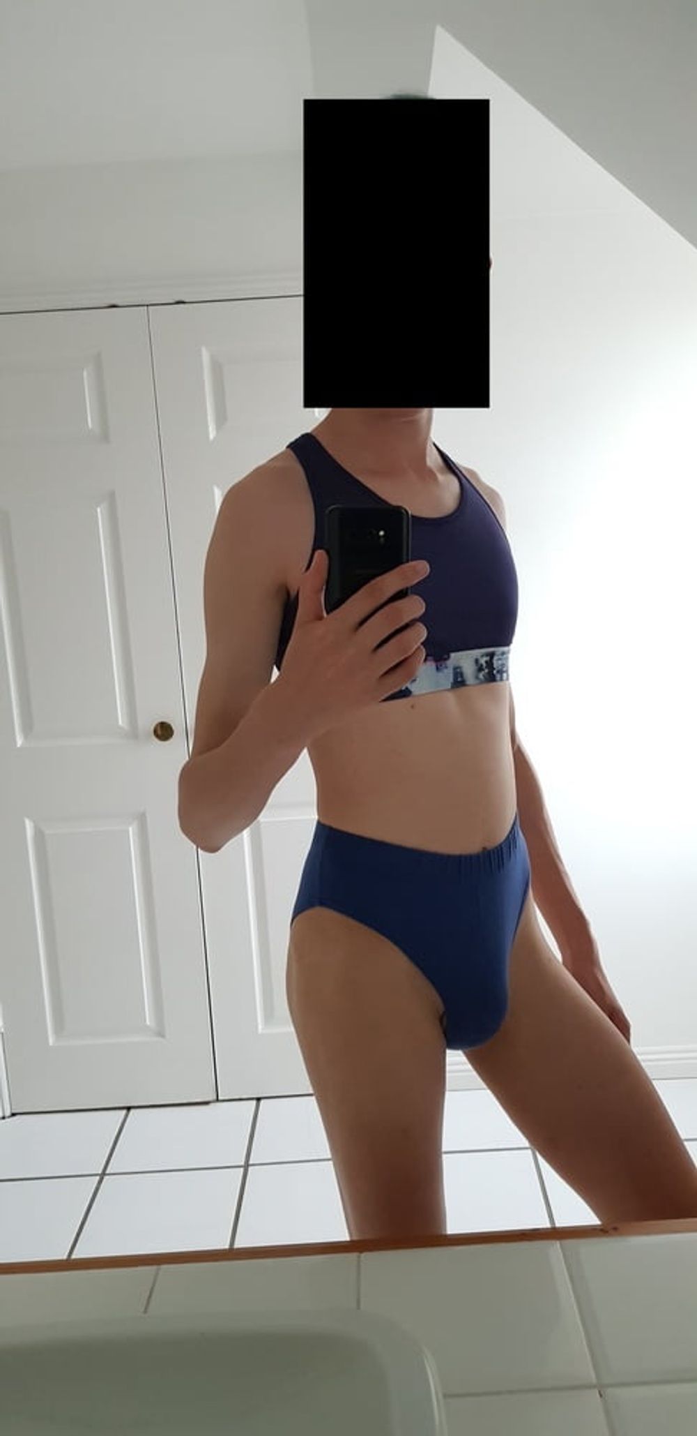 Reebok blue sports bra #11