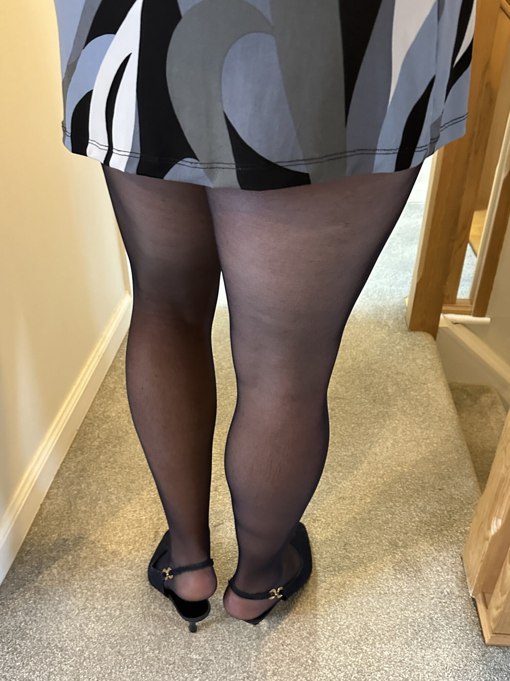 Navy Blue sheer tights #8